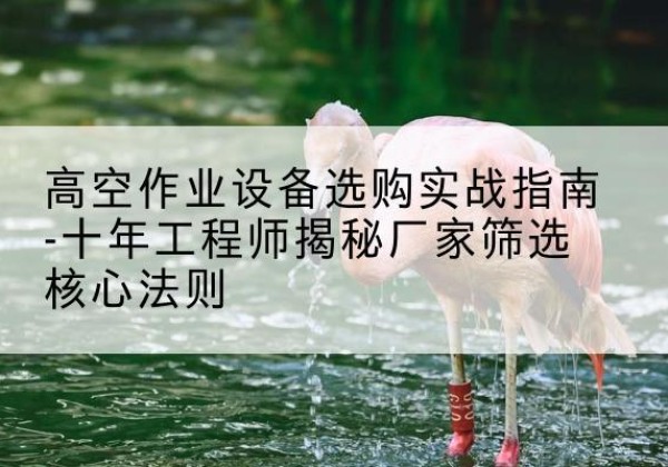 玉门剪叉式升降机厂家-高空作业设备选购实战指南-十年工程师揭秘厂家筛选核心法则